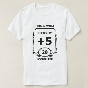Dungeons and Dragons Dexterity T Shirt