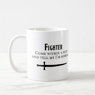 Dungeons and Dragons Fighter Mug