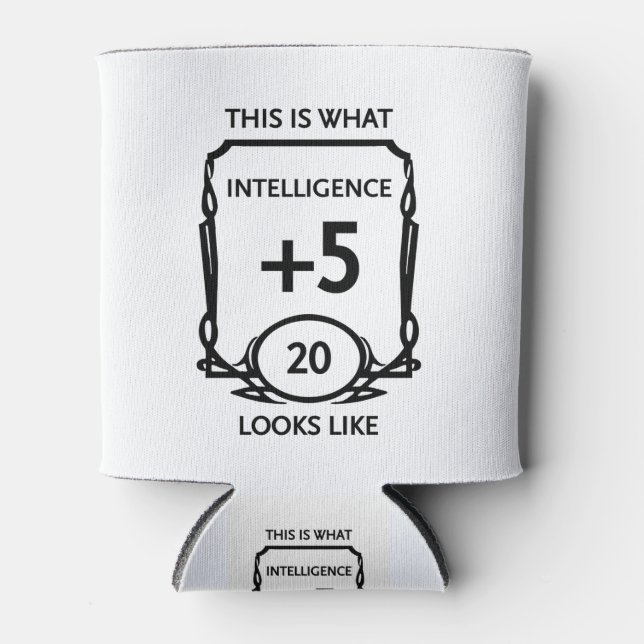 Dungeons and Dragons Intelligence Can Cooler (Front)