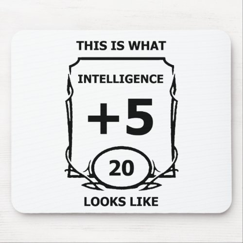 Dungeons and Dragons Intelligence Mouse Pad