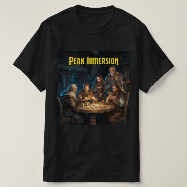 Dungeons and dragons Peak immersion T-Shirt (Design Front)