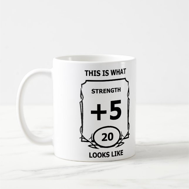 Dungeons and Dragons Strength Mug (Left)