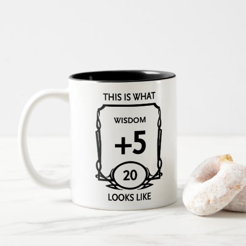 Dungeons and Dragons Wisdom Two_Tone Coffee Mug