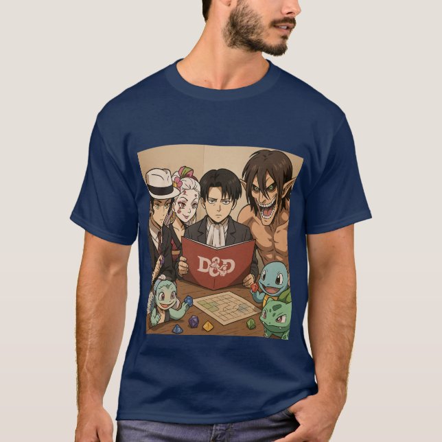 Dungeons and Dragons with friends T-Shirt (Front)
