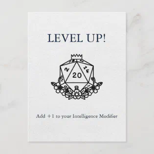 Dungeons &amp; Dragons: Add +1 to Your Wisdom Modifier Postcard