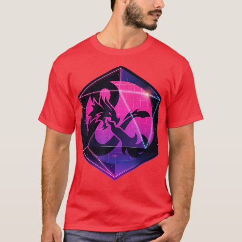 Dungeons  Dragons Ampersand in 3D Dice  T_Shirt