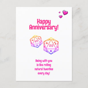 Dungeons & Dragons Anniversary Postcard