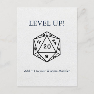 Dungeons & Dragons Birthday Postcard