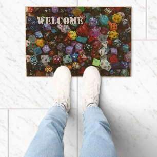 Dungeons & Dragons Dice Welcome Mat – Color