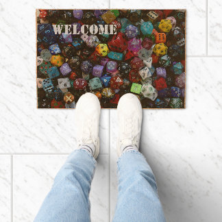 Dungeons & Dragons Dice Welcome Mat – Color