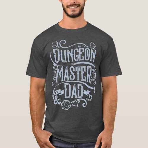 Dungeons Dragons Fathers Day Dungeon Master Dad Fa T_Shirt