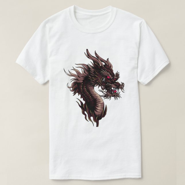 Dungeons & Dragons Fire Dragon T-Shirt  (Design Front)