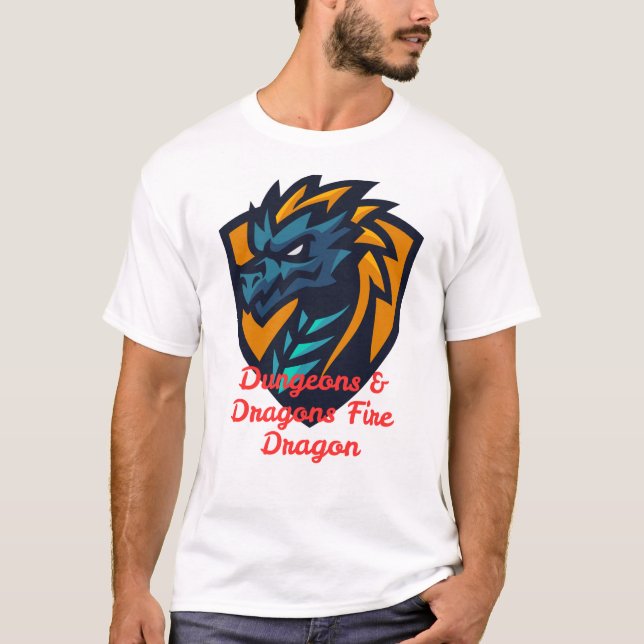 Dungeons & Dragons Fire Dragon T-Shirt – Epic Fant (Front)