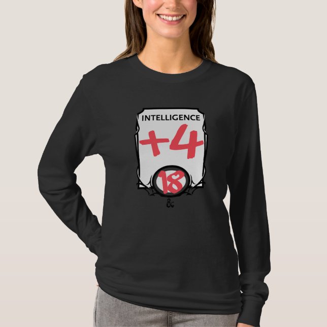 Dungeons & Dragons Intelligence   T-Shirt (Front)