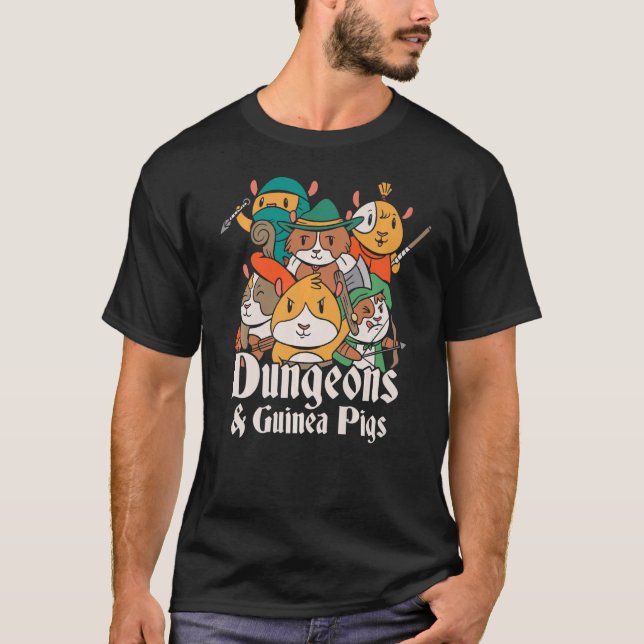dungeons & guinea pigs robinhood T-Shirt (Front)