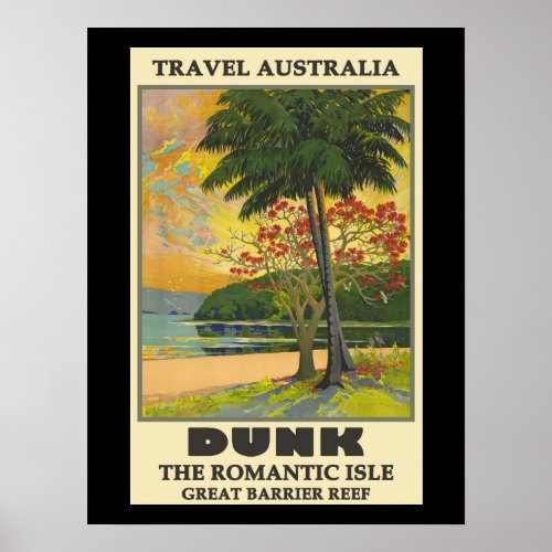 Dunk Australia The Romantic Isle Poster