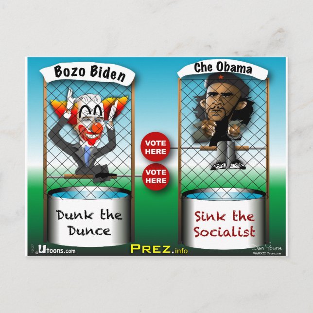 Dunk the Dunce Postcard (Front)