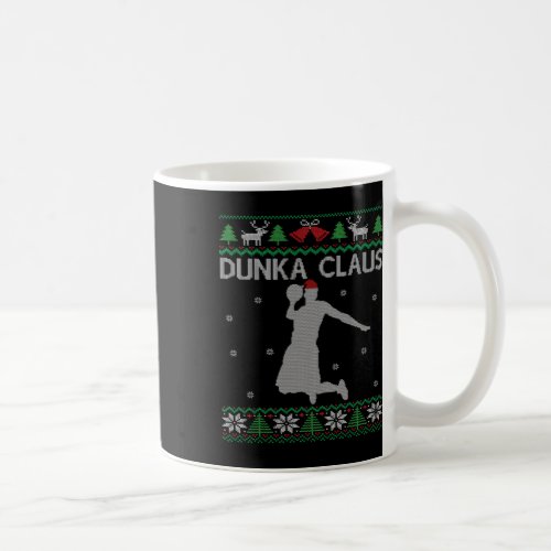 Dunka Claus Funny Basketball Player Amp Fan Ugly C Coffee Mug