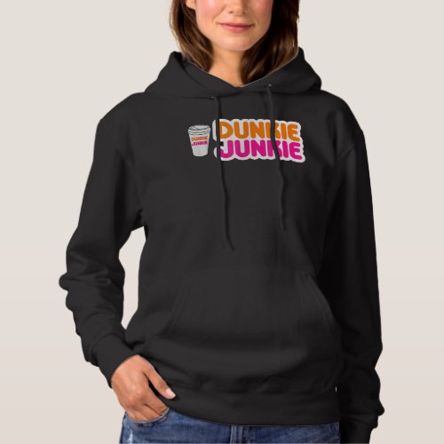 Dunkie Junkie Coffee Love Funny Coffee Saying 2022 Hoodie