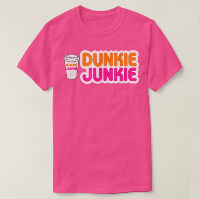 Dunkie Junkie Coffee Love Funny Coffee Saying 2022 T-Shirt (Design Front)