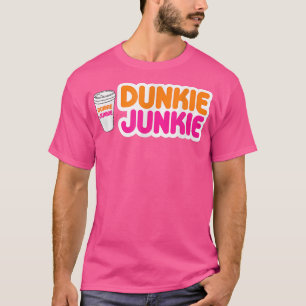 Dunkie Junkie Coffee Love Funny Coffee Saying 2022 T-Shirt