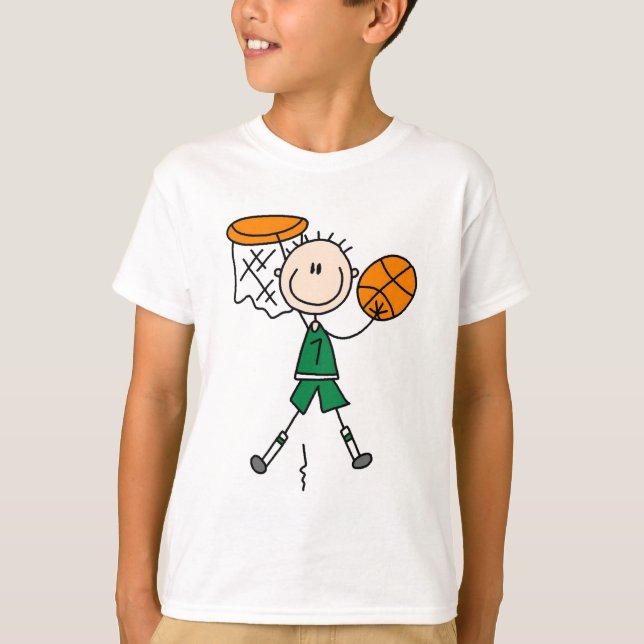 Dunking Boys Basketball Tshirts and Gifts (Front)