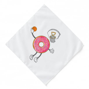 Dunking Donut Hole Food Champ Bandana