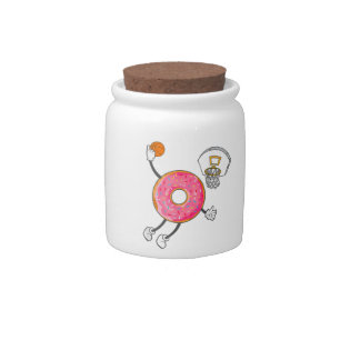 Dunking Donut Hole Food Champ Candy Jar