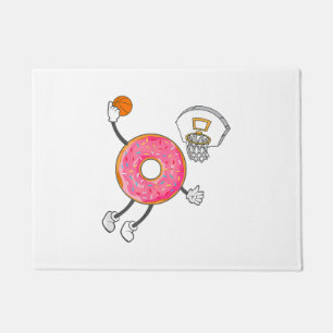 Dunking Donut Hole Food Champ Doormat