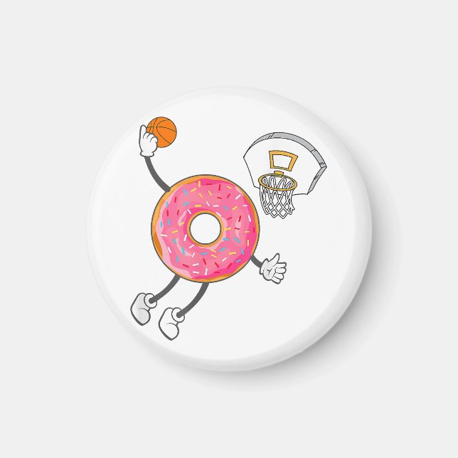 Dunking Donut Hole Food Champ Magnet (Front)