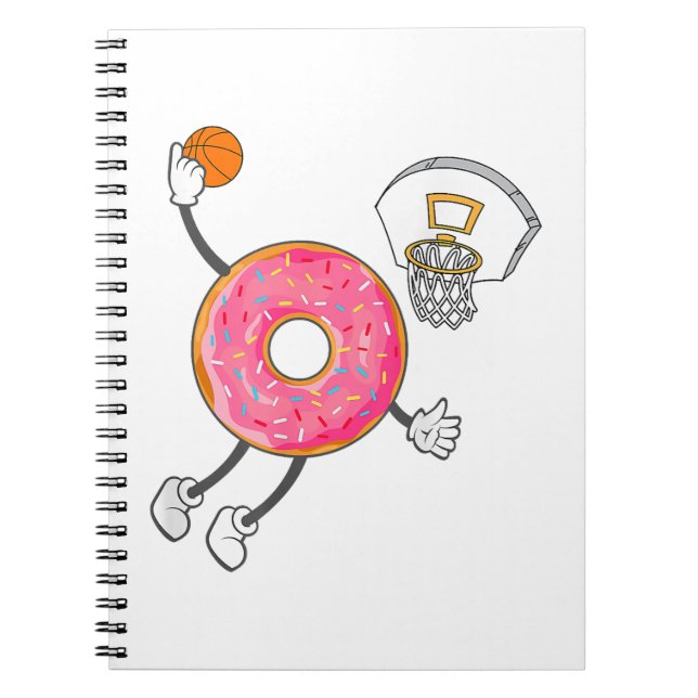 Dunking Donut Hole Food Champ Notebook (Front)