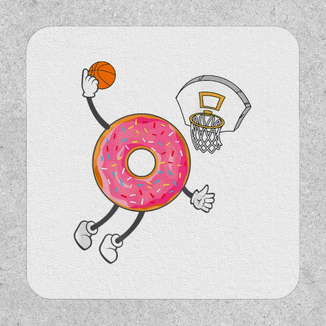 Dunking Donut Hole Food Champ Patch (Front)