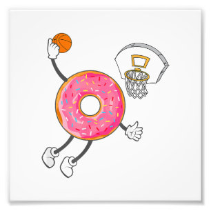 Dunking Donut Hole Food Champ Photo Print