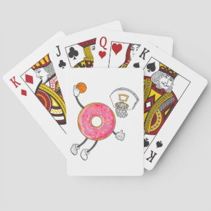 Dunking Donut Hole Food Champ Poker Cards