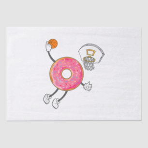 Dunking Donut Hole Food Champ Tissue Paper