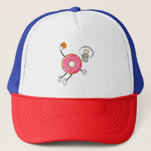 Dunking Donut Hole Food Champ Trucker Hat
