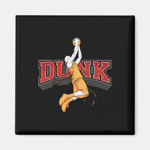 Dunking Dunk Basketball  Magnet