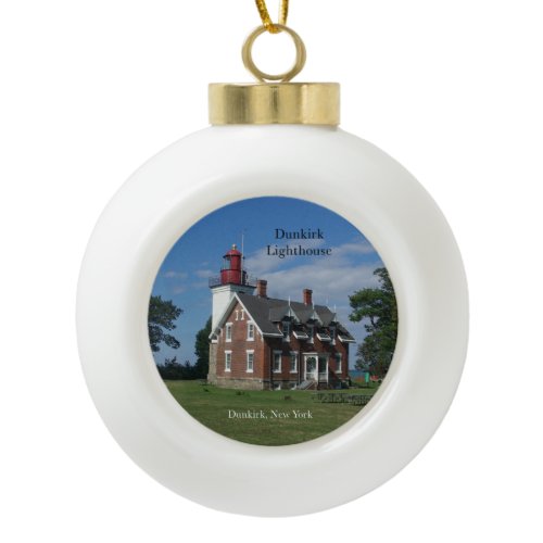Dunkirk Lighthouse ball or snowflake ornament