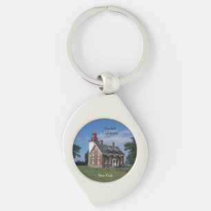 Dunkirk Lighthouse metal key chain