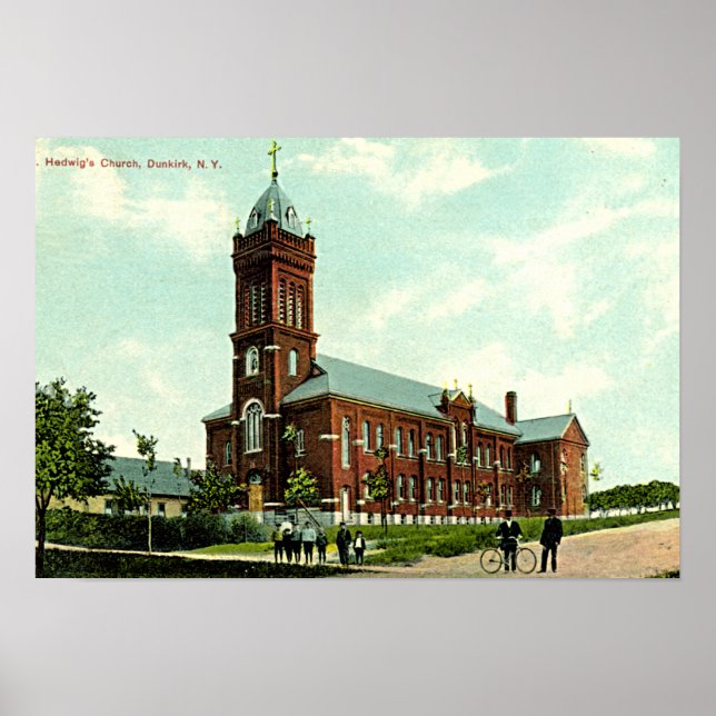 Dunkirk New York St Hedwigs 1909 Poster (Front)