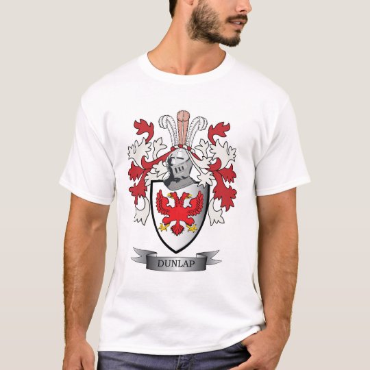 Dunlap Family Crest Coat of Arms T-Shirt | Zazzle.com