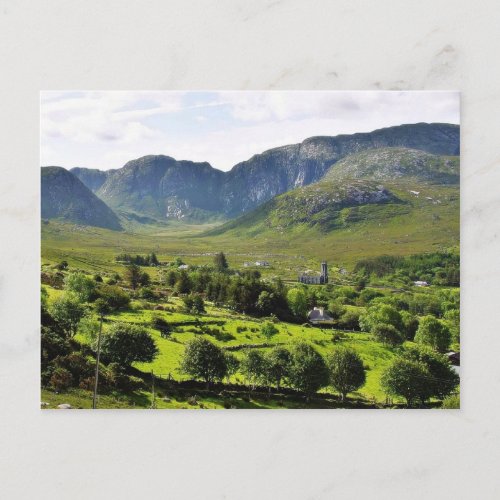 Dunlewy Mountains Ireland Postcard