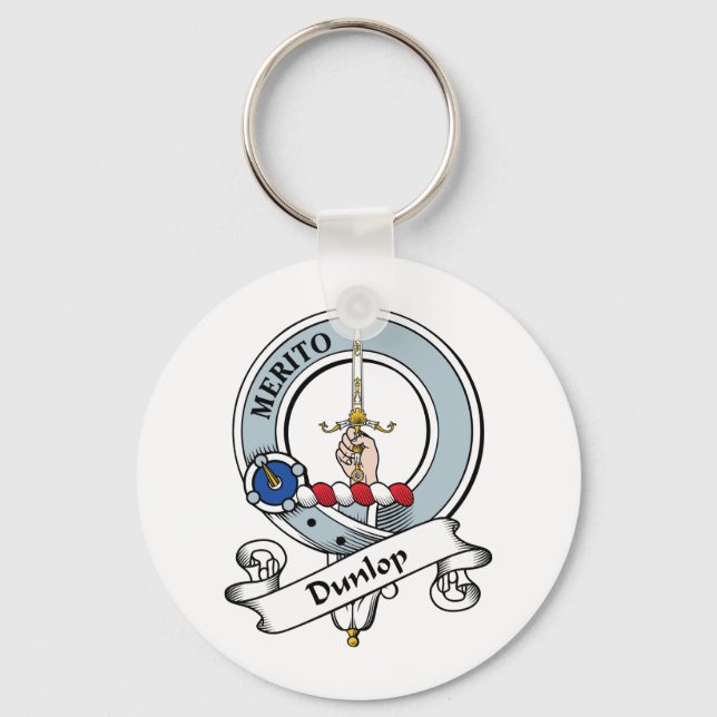 Dunlop Clan Badge Keychain (Front)