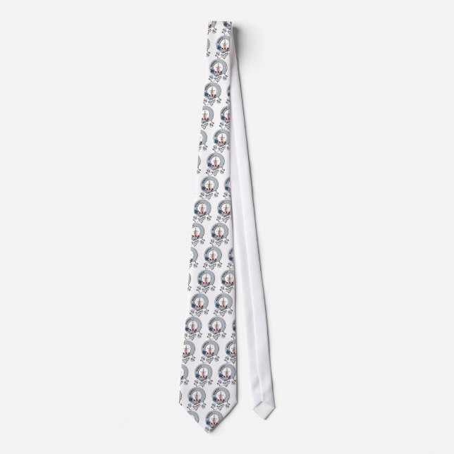 Dunlop Clan Badge Neck Tie (Front)