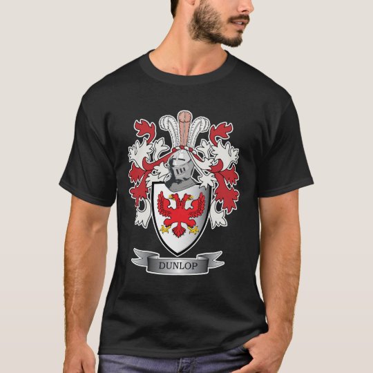 Dunlop Family Crest Coat of Arms T-Shirt | Zazzle.com