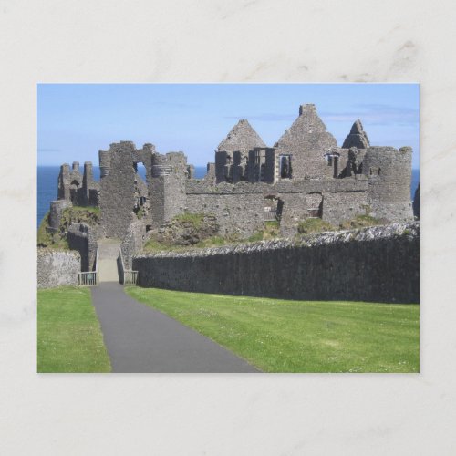 Dunluce Castle near Bushmills and Portrush 2 Postcard