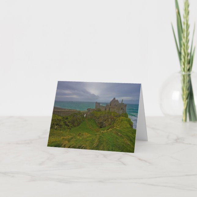 Dunluce Castle Northern Ireland Card (Front)