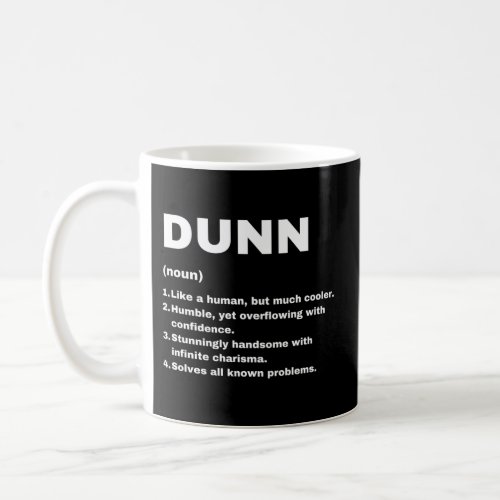 Dunn Custom Name Definition Coffee Mug