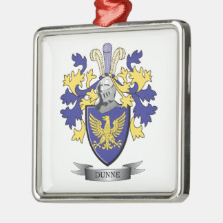Dunne Coat of Arms Metal Ornament