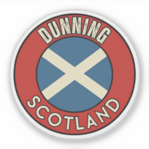 Dunning, Scotland Sticker